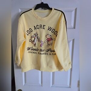 Disney Winnie The Pooh Embroidered Sweatshirt